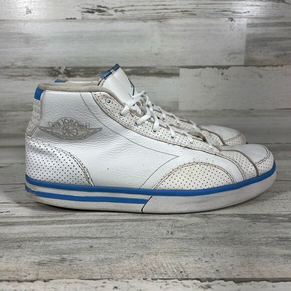 Nike Men's Air Jordan‎ UNC Phly Legend Olympic Basketball Shoes White Blue US 13 - Picture 1 of 8